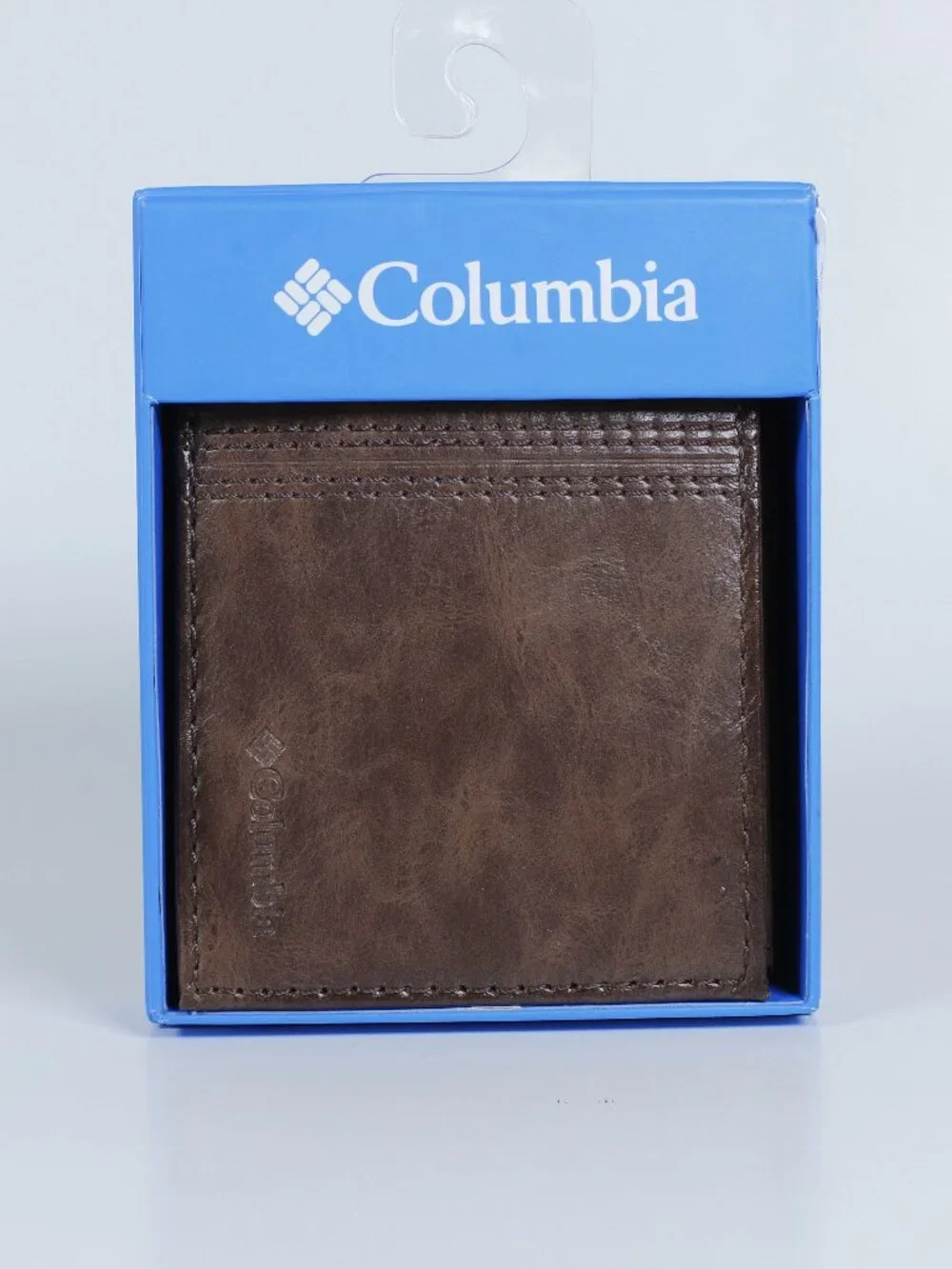 Original Columbia Wallet – Genuine Brown Leather – New in Box – Bifold Style
